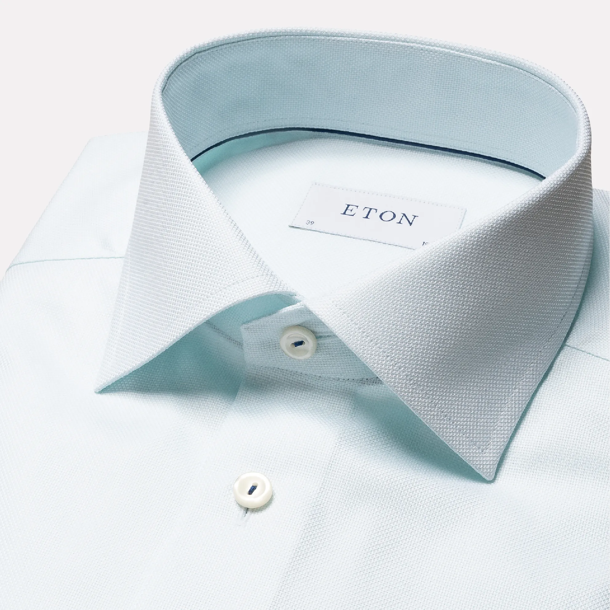 Slim Fit Dobby Dress Shirt / Light Green