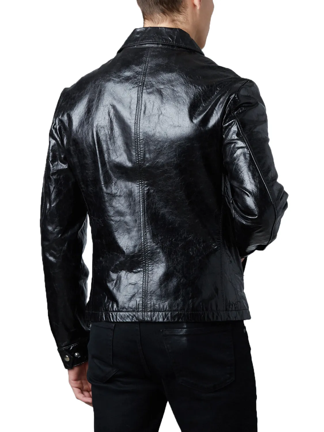 Slim Fit Leather Jacket