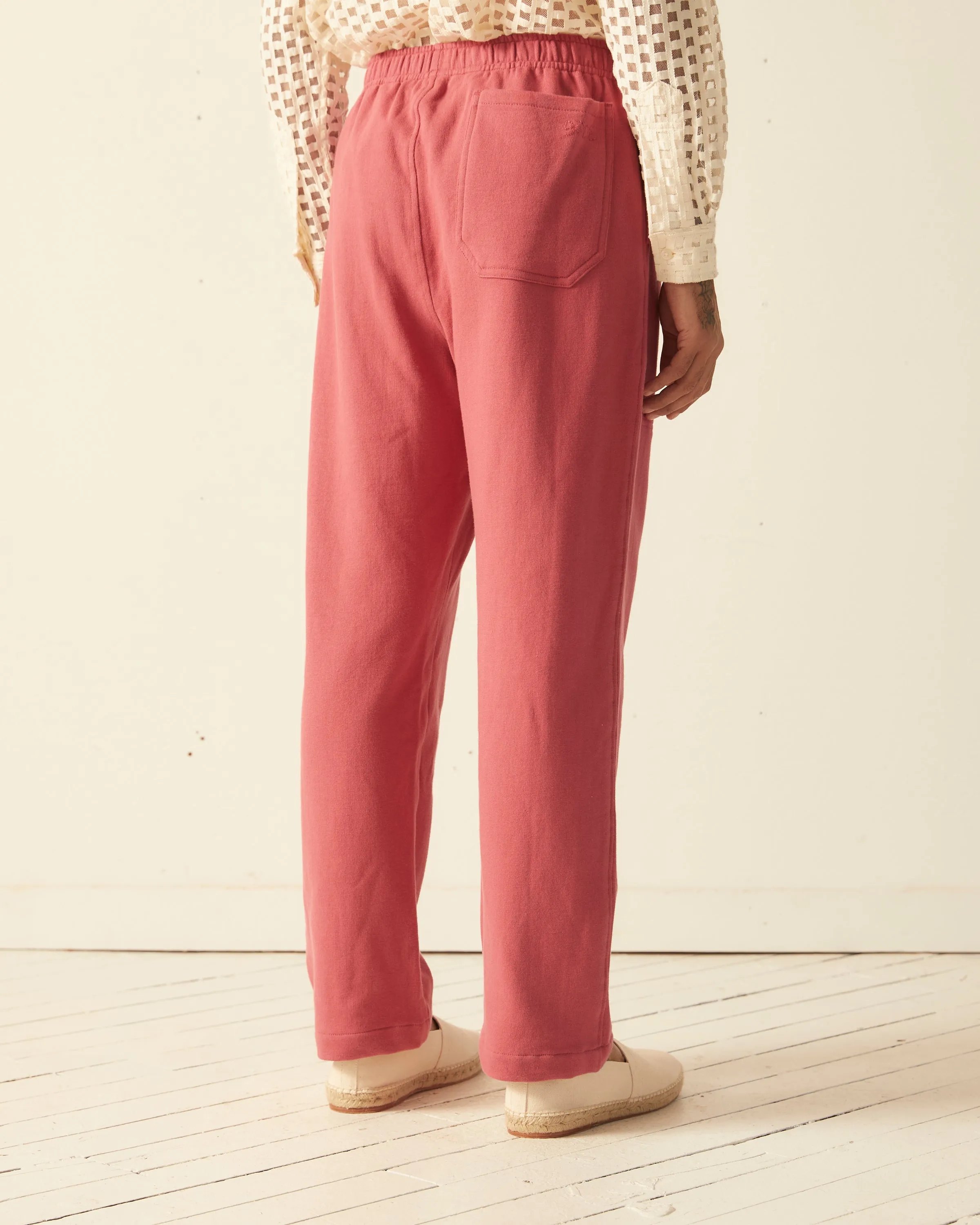 Solid Track Pant - Pink