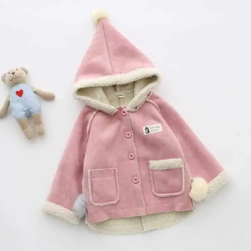 Sweet Girls Winter Hooded Coat