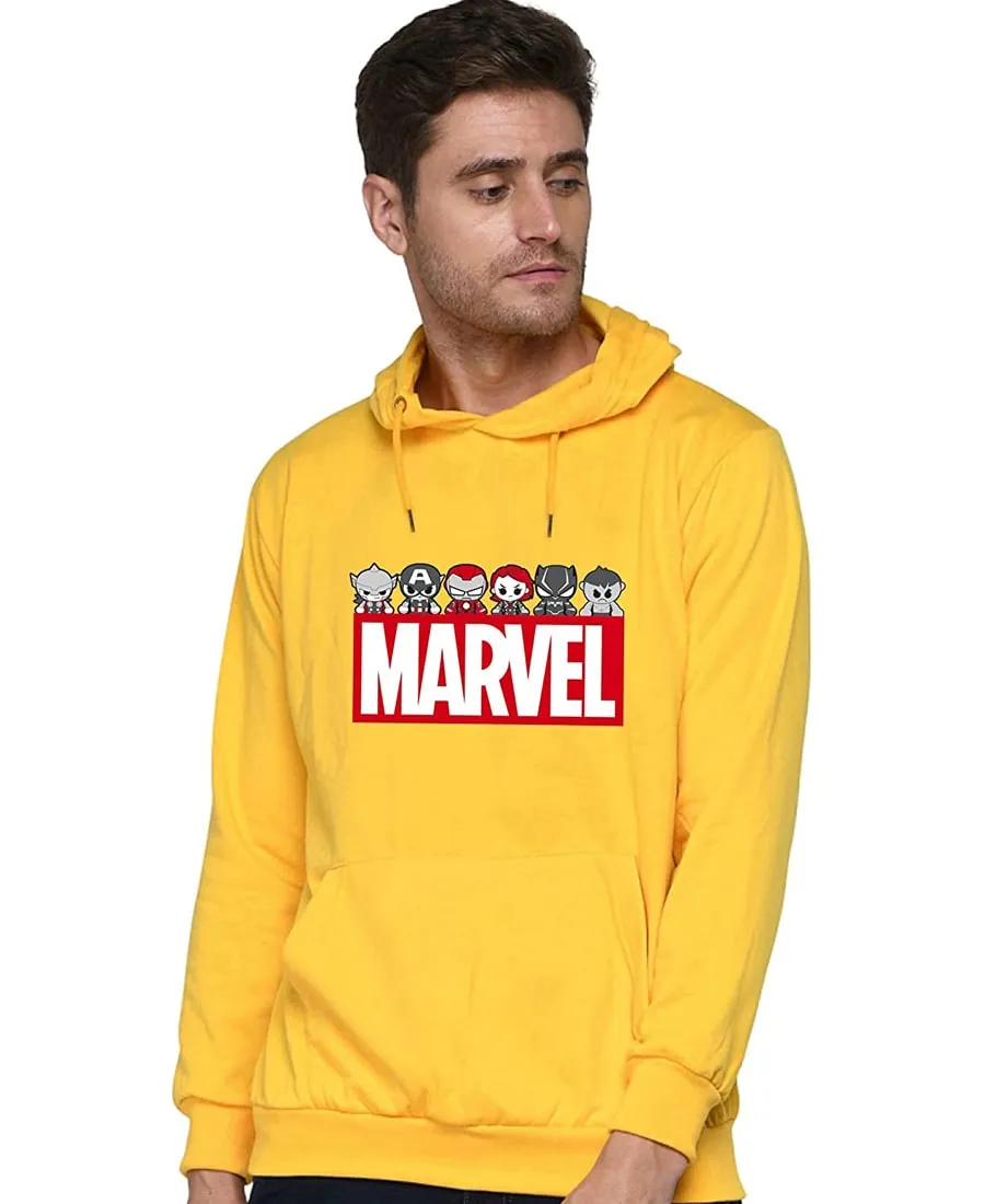 SXV STYLE Unisex Printed Hoodie : Marvel