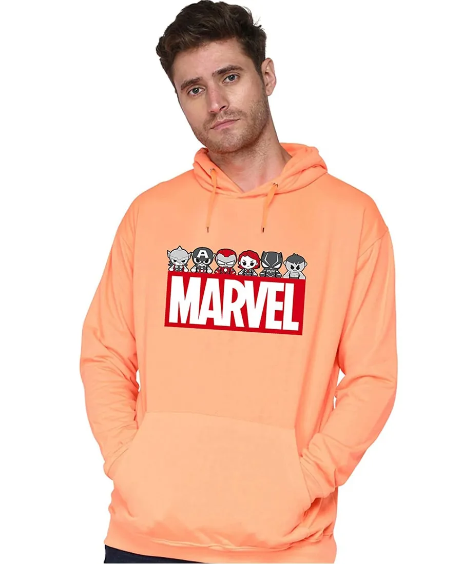 SXV STYLE Unisex Printed Hoodie : Marvel