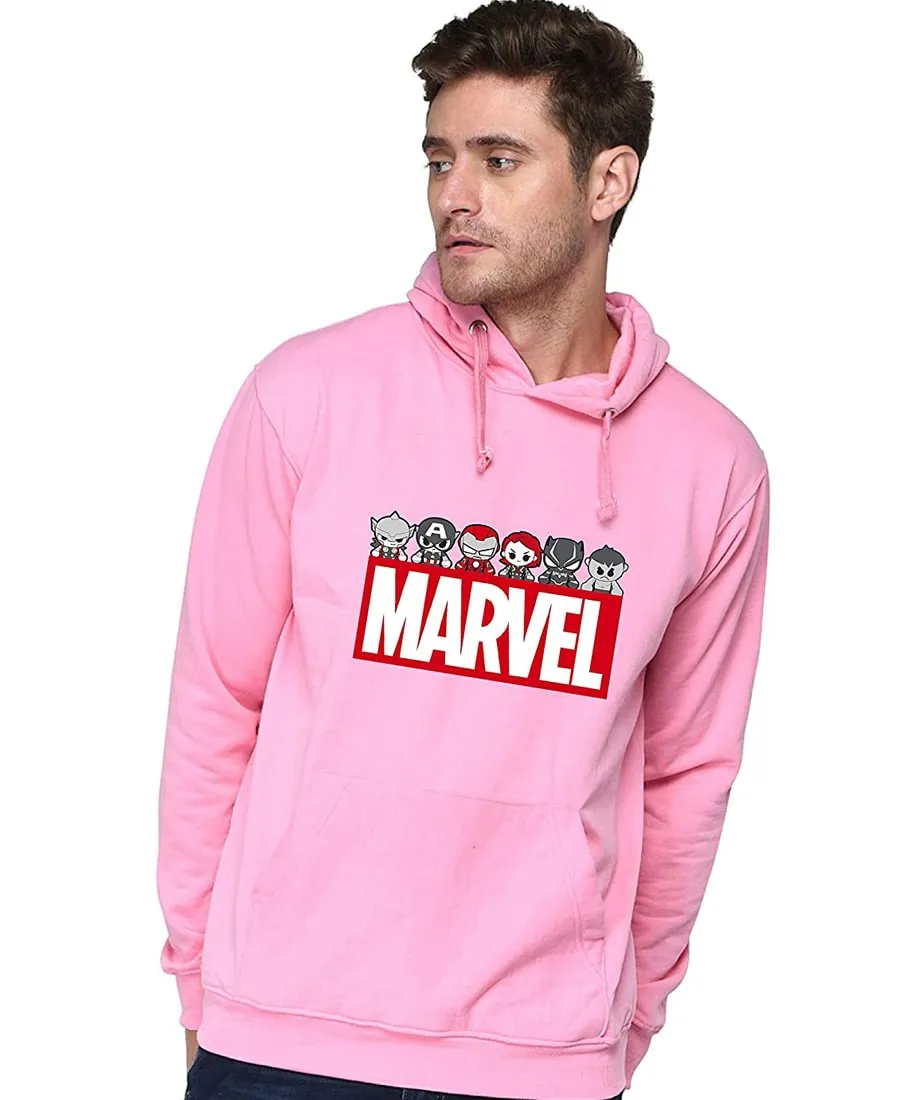 SXV STYLE Unisex Printed Hoodie : Marvel