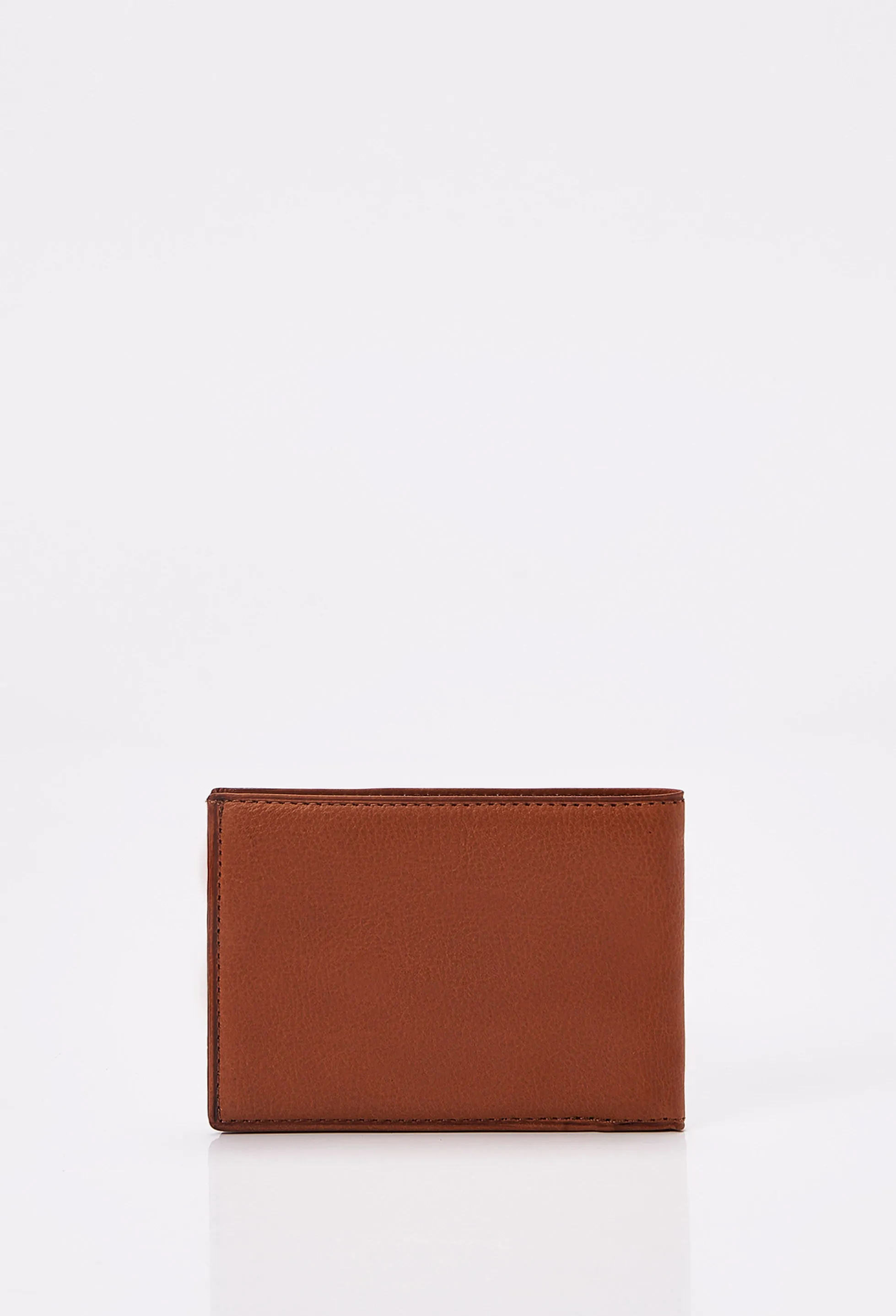 Tan Leather Slim Wallet