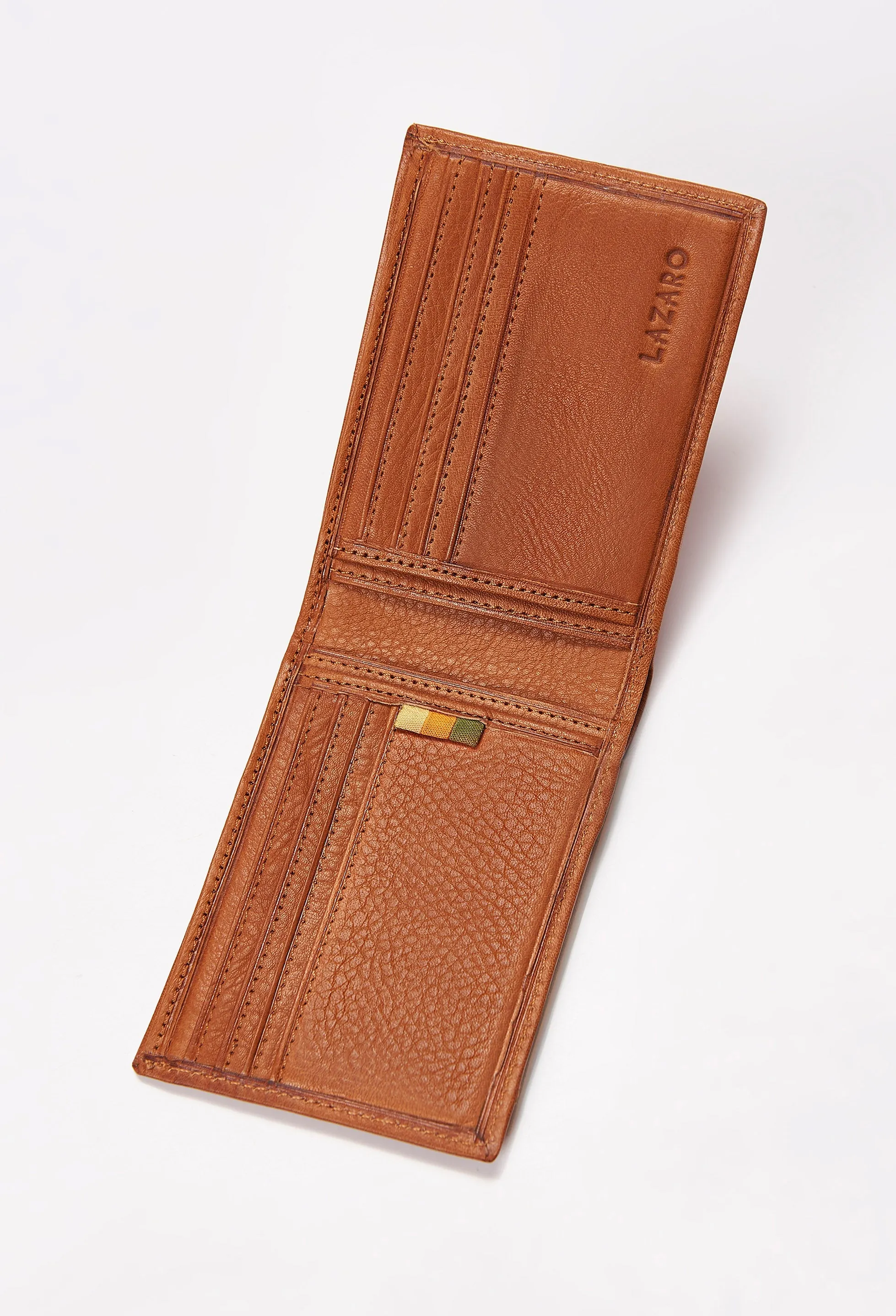 Tan Leather Slim Wallet