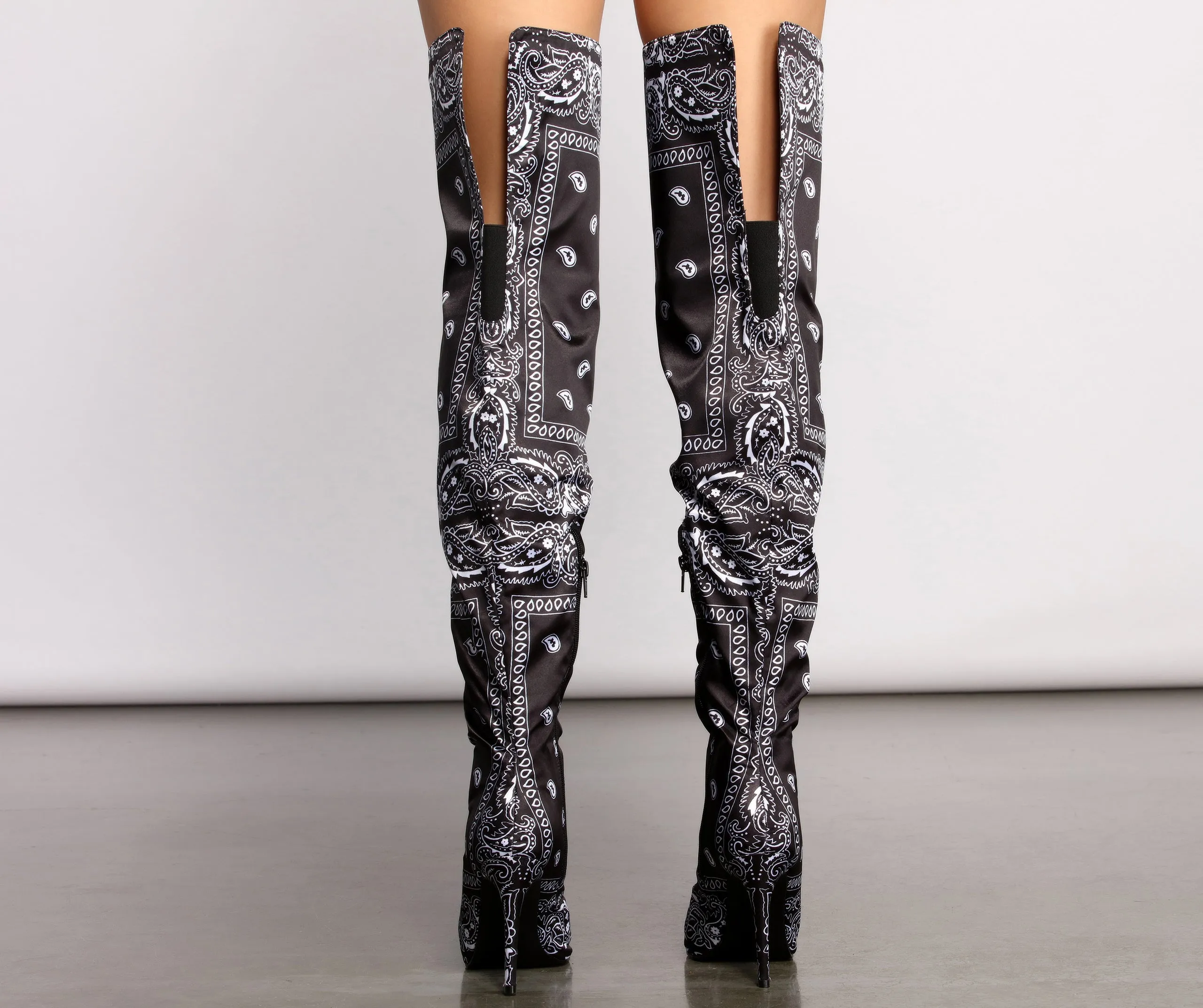 Trendy Thigh-High Pointed Toe Stiletto Boots