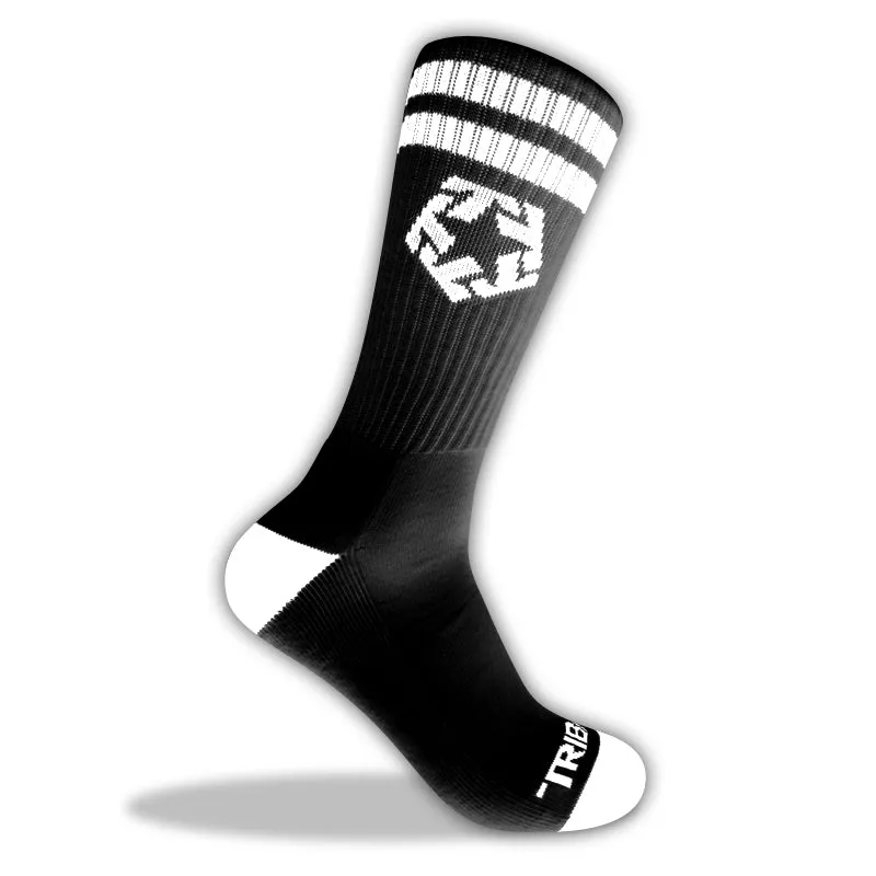 Tribal Streetwear Black T-Star Socks