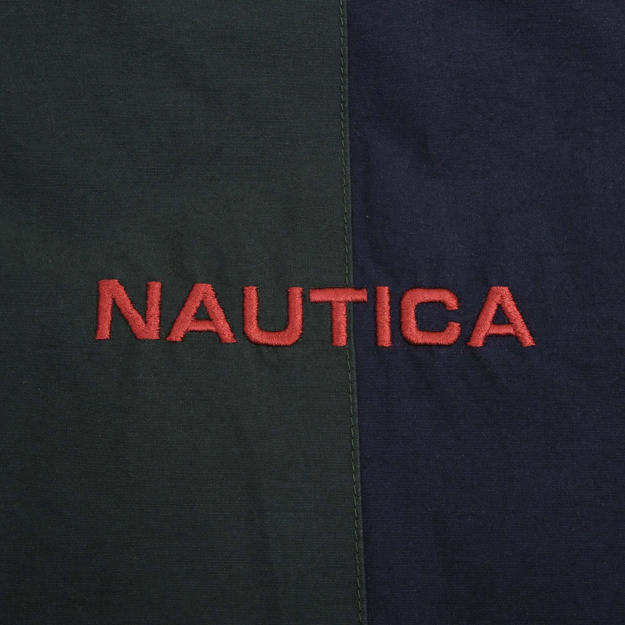 VINTAGE NAUTICA REVERSIBLE WINDBREAKER SAIL JACKET 1990S SIZE MEDIUM