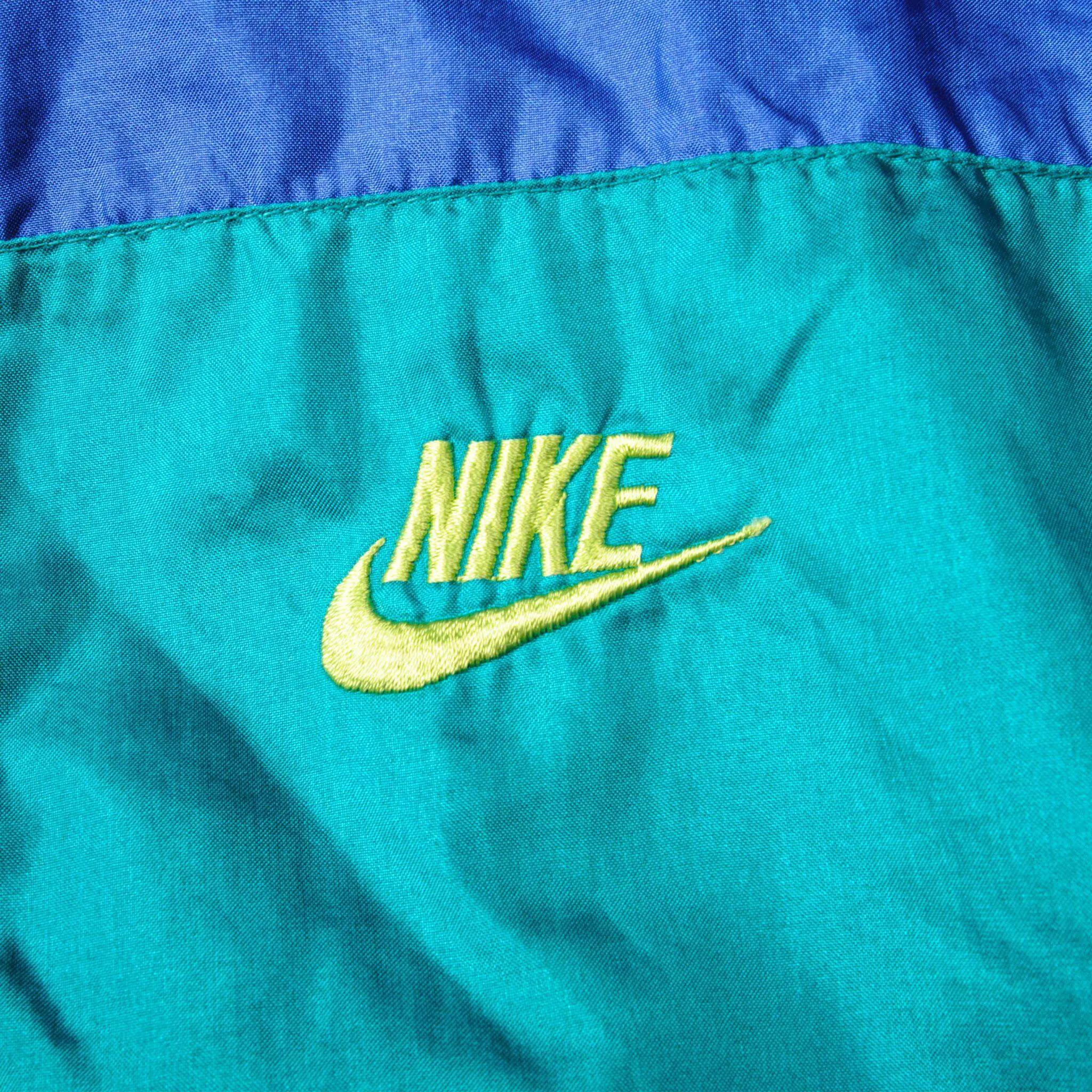 VINTAGE NIKE WINDBREAKER NYLON JACKET 1980S SIZE MEDIUM