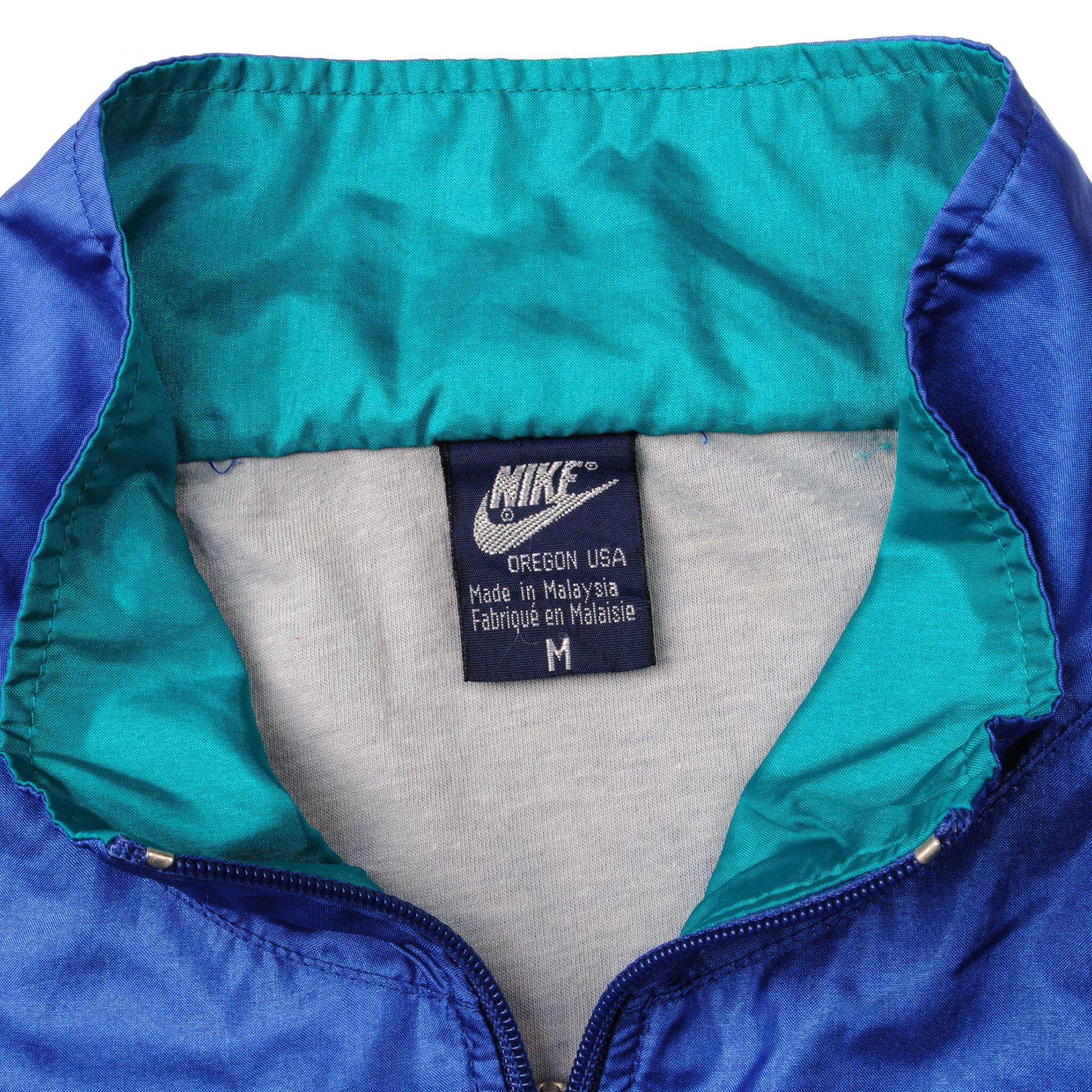 VINTAGE NIKE WINDBREAKER NYLON JACKET 1980S SIZE MEDIUM