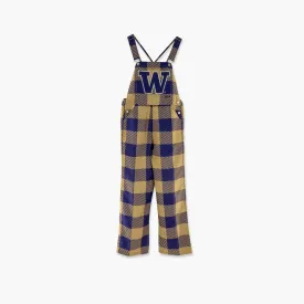 Washington Huskies Exclusive Buffalo Plaid Overalls