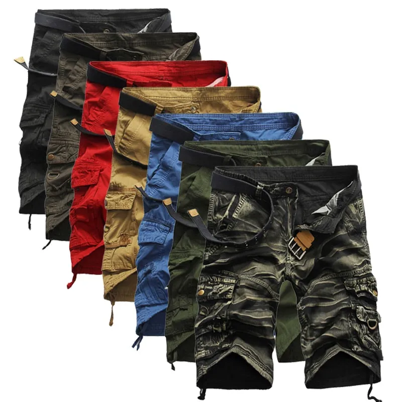 West Louis™ Men's Comfortable Camo Cargo Shorts