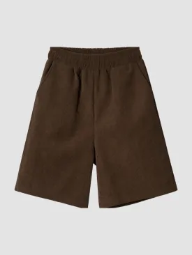 WLS Corduroy Straight Five Quarter Pants