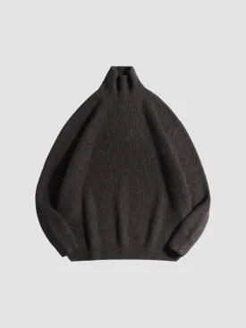 WLS Maillard Neutral Turtleneck Sweater