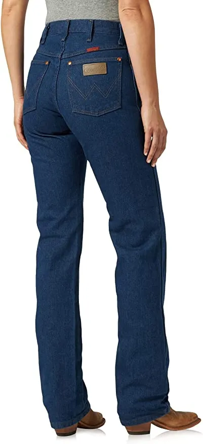 Wrangler® Women's Cowboy Cut® Slim Fit Pre-Washed Indigo Denim Jeans